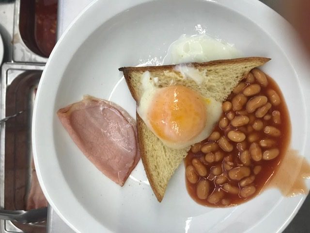 Full English Breakfast at Jean Rostand !